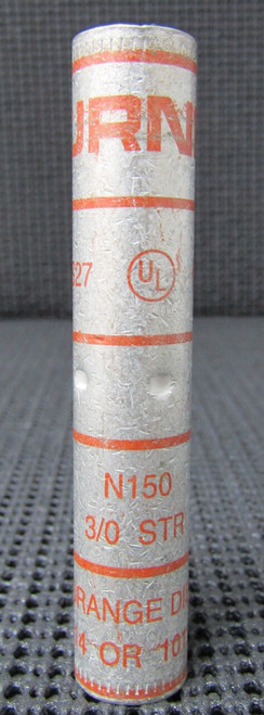 BURNDY YS27 3/0AWG ORANGE DIE COMPRESSION BUTT SPLICE - LOT OF 4 / NEW NO BOX