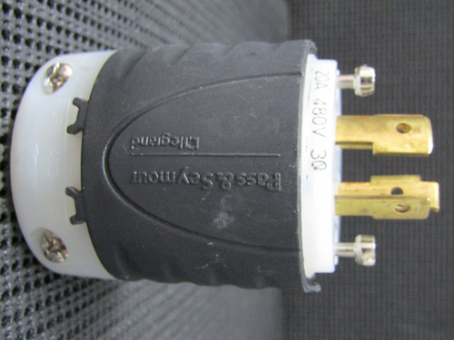 LEGRAND L1620P 480V 20A 3P 4W 3PH TURNLOK PLUG - NEW NO BOX