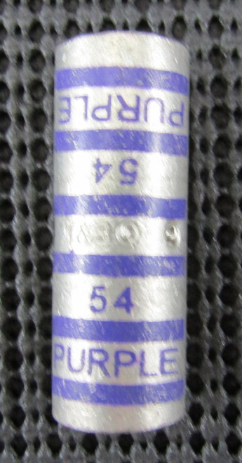 T & B 54512 4/0AWG 35KV PURPLE DIE 54 STD 2-WAY SPLICE CONNECTOR - NEW NO BOX