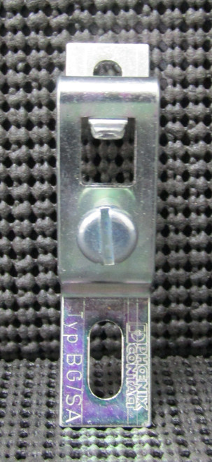 PHOENIX CONTACT BG/SA DIN RAIL LIMIT STOP ANGLED BRACKETS 12 01 60 4 - LOT OF 6