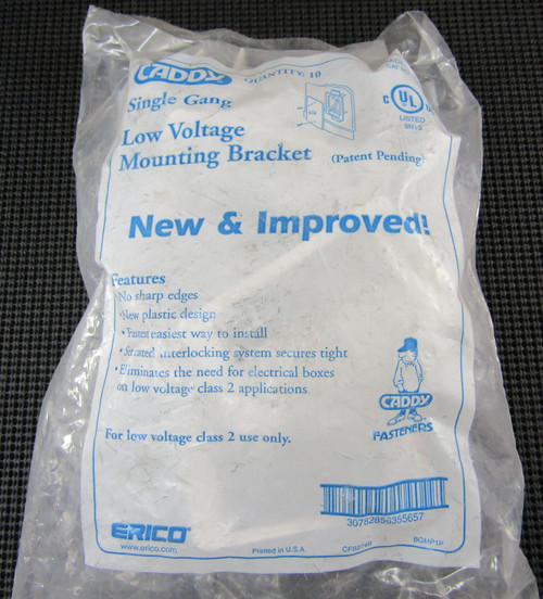 CADDY MP1P NON-METALLIC MOUNTING PLATE BRACKETS - LOT OF 20 / FACTORY SEALED