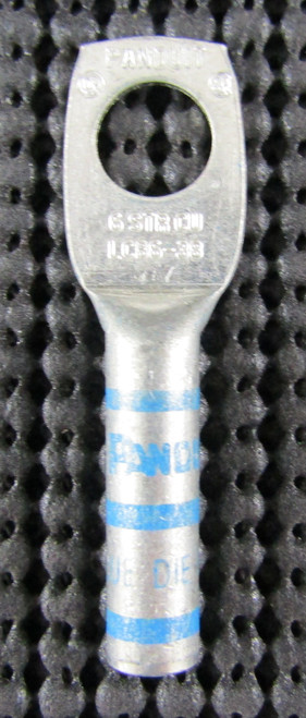 PANDUIT LCB6-38-L COPPER AWG#6 ONE-HOLE STR LONG BARREL - LOT OF 23 / NEW NO BOX