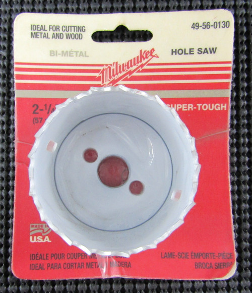 MILWAUKEE 49-56-0130 SUPER-TOUGH METAL/WOOD HOLE SAW - FACTORY SEALED