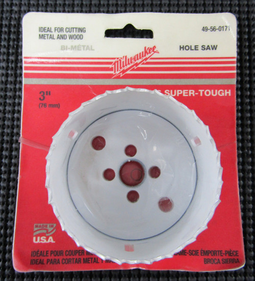 MILWAUKEE 49-56-0171 SUPER-TOUGH METAL/WOOD HOLE SAW - FACTORY SEALED