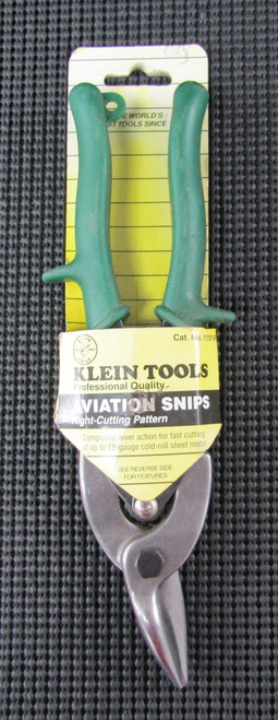 KLEIN TOOLS 1101R COMPOUND-LEVER RIGHT-CUT AVIATION SNIPS - NEW IN PACKAGE