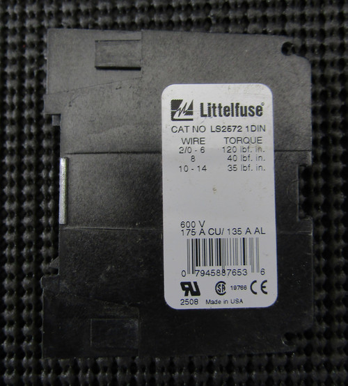 LITTELFUSE LS2572-1 175A CLASS T FUSE BLOCK ASSEMBLY - NEW NO BOX