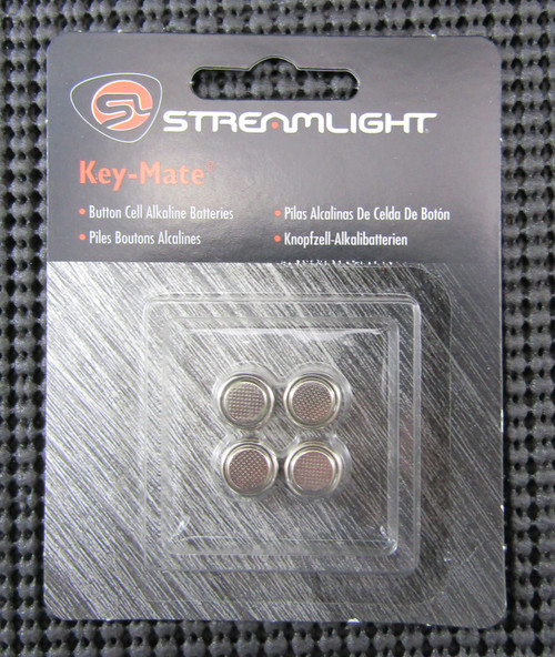 STREAMLIGHT 72030 KEY-MATE BUTTON BATTERY REPLACEMENT - 4 PACK / FACTORY SEALED