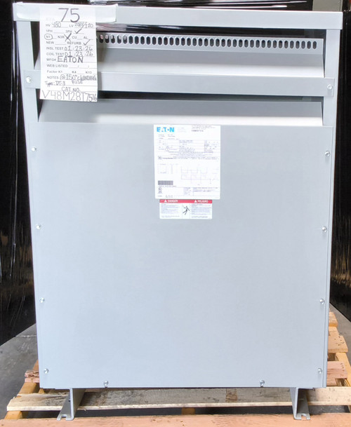 EATON V48M28T7516 75KVA 480-208Y/120 3Ph 60Hz
