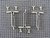 Cutler Hammer FH22 Thermal Overload 1.84 - 2.01 Amp Heating Element – Lot of 3