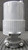 RODALE C 515-GN 15A 125V 2P 3W GRAY NYLON CONNECTOR - NEW NO BOX