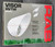 RAB HV1W WHITE FLOODLIGHT VISOR WITH GLASS LENS & INTEGRAL GRILL - NEW IN BOX