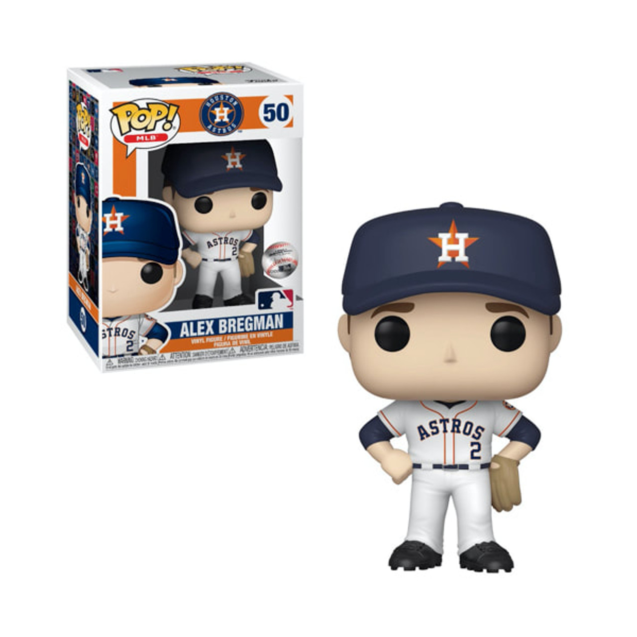  MLB Pop! Vinyl Figure Alex Bregman [Houston Astros] [50] : Funko:  Sports & Outdoors