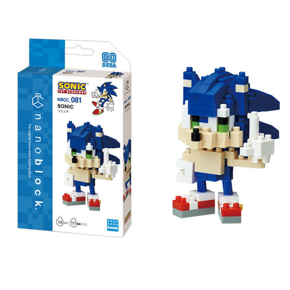 Sonic The Hedgehog: Nanoblock Character Collection Series - NBCC_081 Sonic  - Entertainment Hobby Shop Jungle