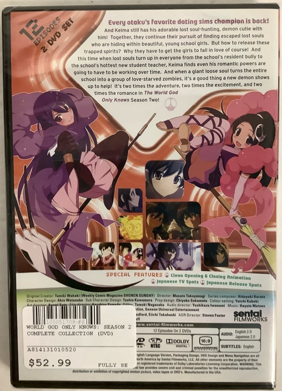 World God Only Knows: Season 2 Complete Collection (DVD)(105051709) -  Entertainment Hobby Shop Jungle
