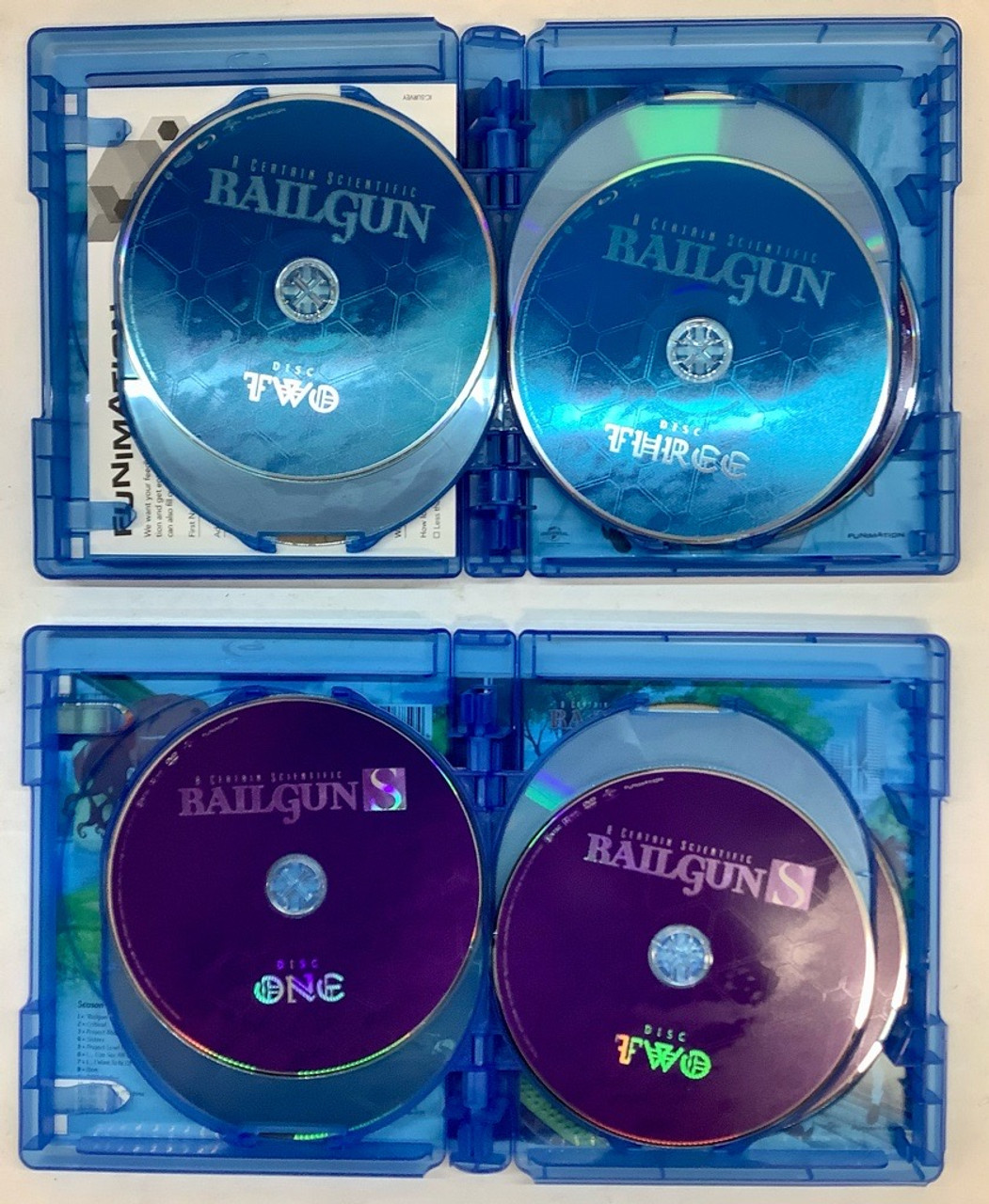  A Certain Scientific Railgun Complete Season 2 Collection (Episodes  1-24) Blu-ray/DVD Combo : Movies & TV