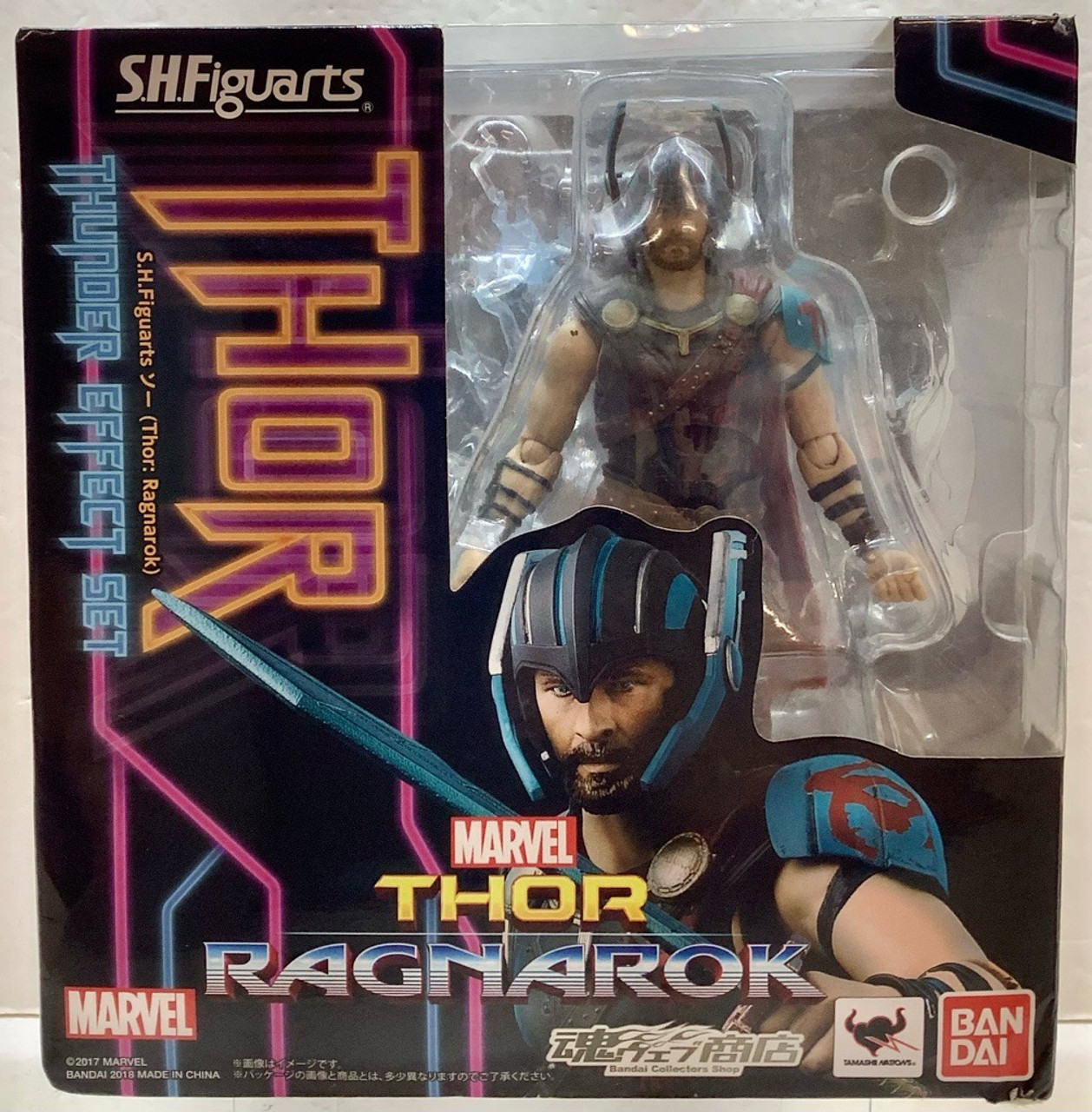 Thor Ragnarok: S.H.Figuarts - Thor u0026 Tamashii Effect Thunderbolt  Set(105082990)