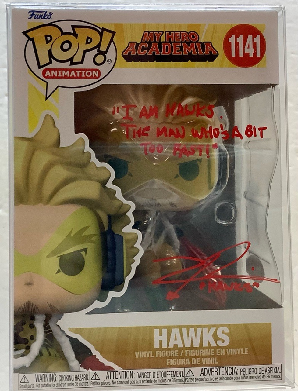 My Hero Academia : POP Figure - Hawks (Zeno Robinson Autograph