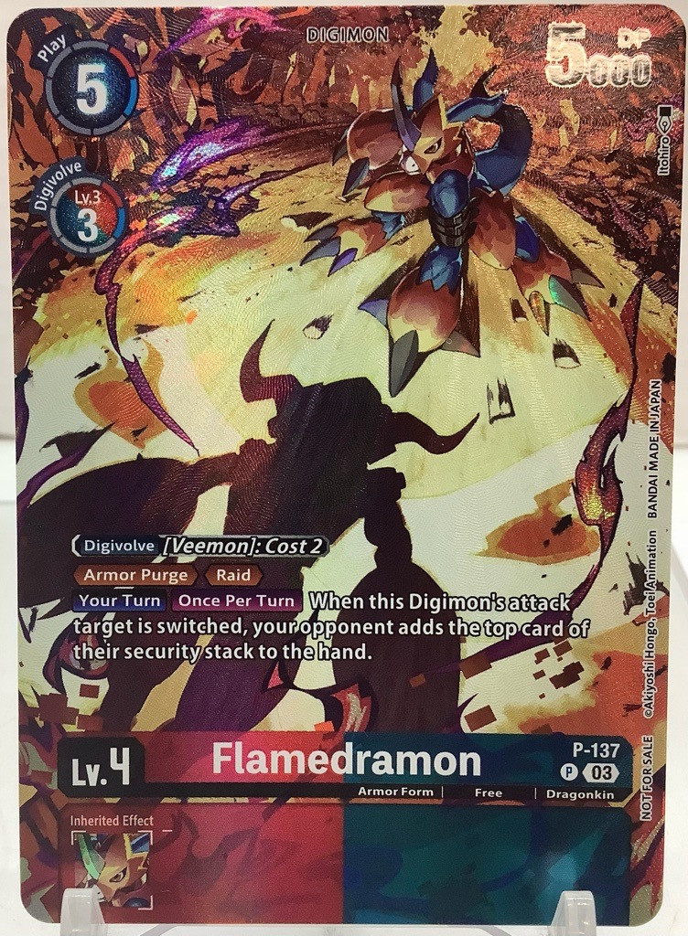 flamedramon digimon card Digimon TCG : Single Card - Digimon Promotional Cards