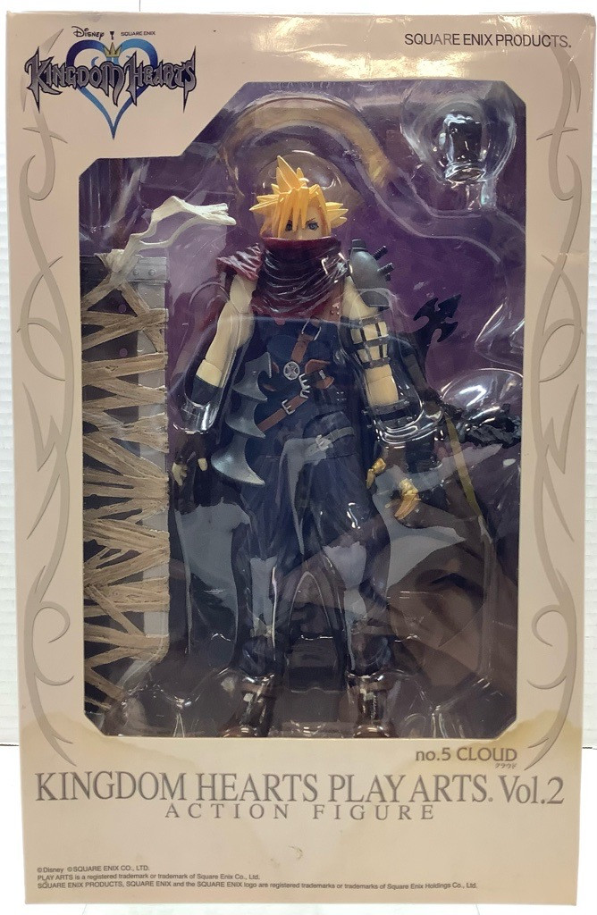 値下【希少】キングダムハーツ PLAY ARTS vol.2 クラウド スクエア