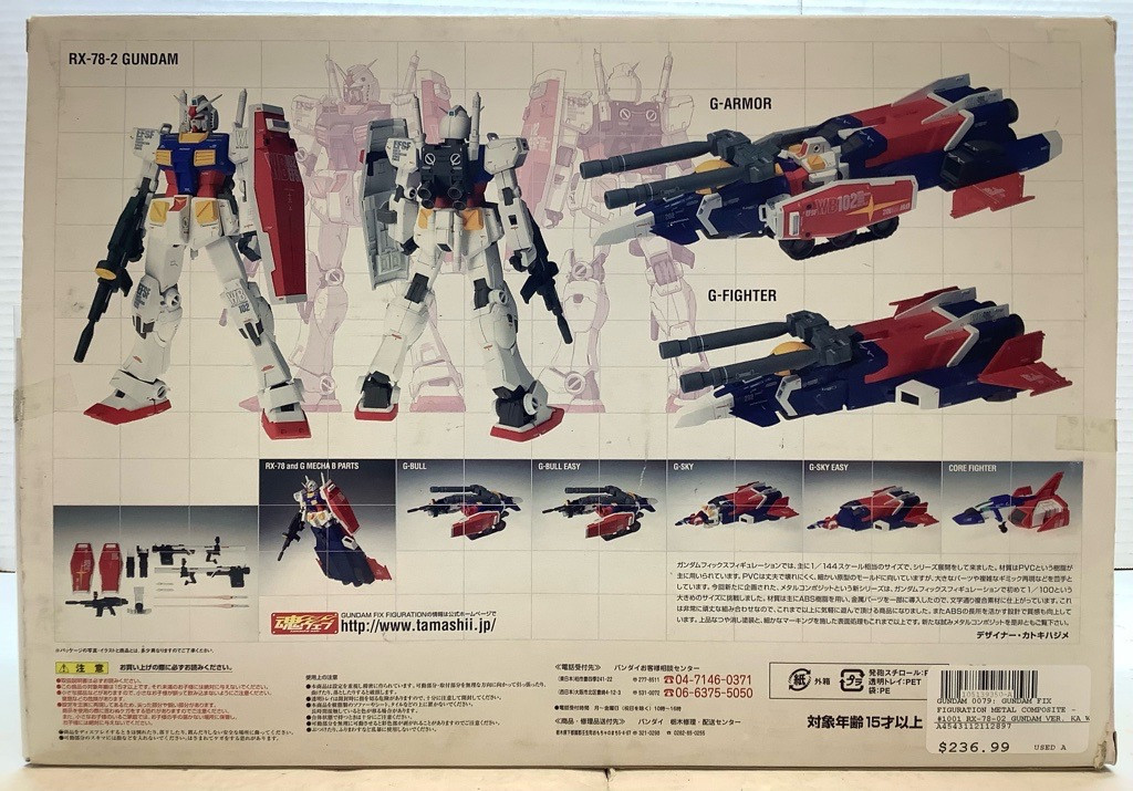 Gundam 0079: Gundam Fix Figuration Metal Composite - #1001 RX-78