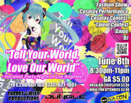 "Tell Your World. Love Our World. - Vocaloid Party Night in Los Angeles-"!!!