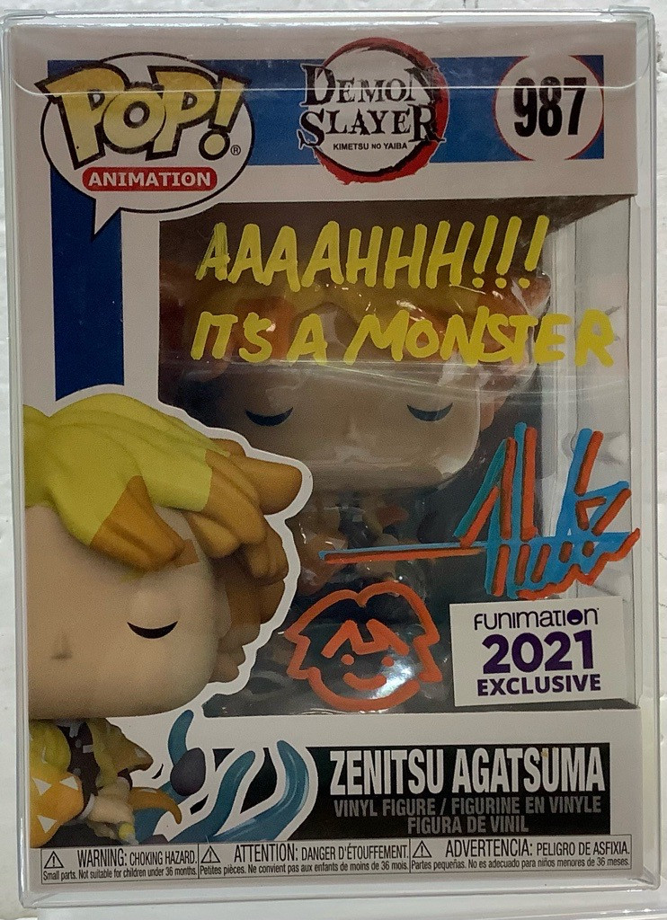 Demon Slayer POP Figure Zenitsu Agatsuma 2021 Funimation Exclusive