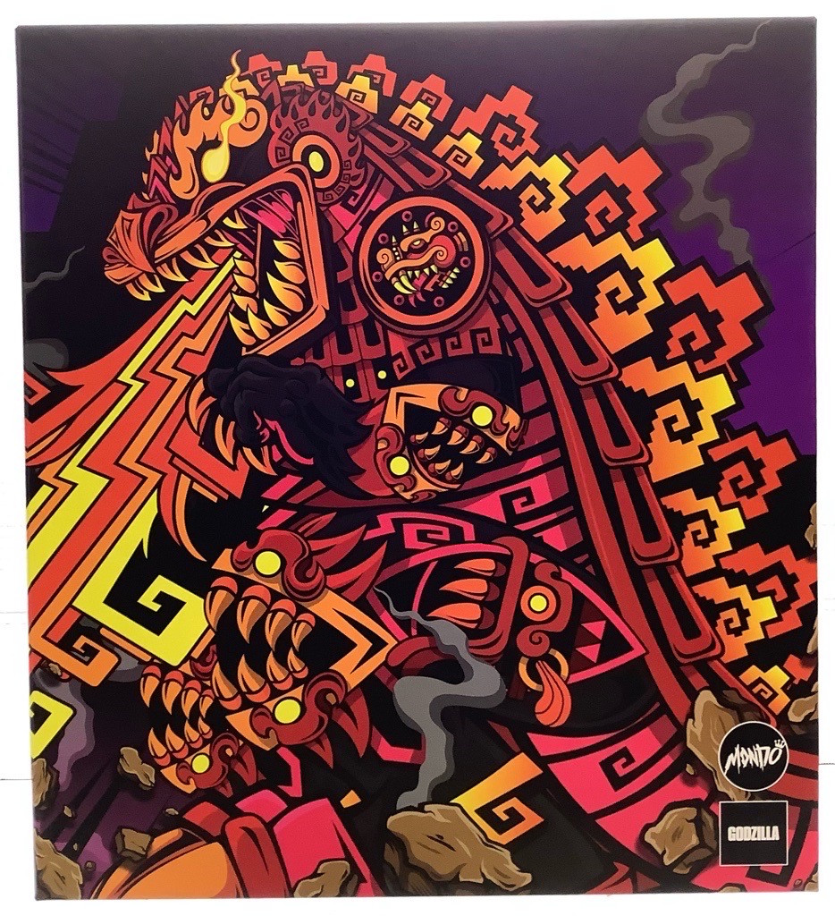 Godzilla: Mondo Vinyl Designer Figure by Urban Aztec - Godzilla Burning ...