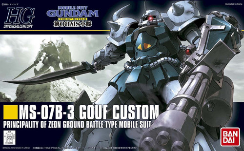 Gundam 08th MS Team: HG 1/144 Scale Model - MS-07B-3 Gouf Custom
