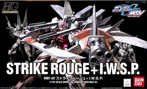 Gundam SEED: HGCE 1/144 Scale Model Kit - MBF-02 Strike Rouge + IWSP