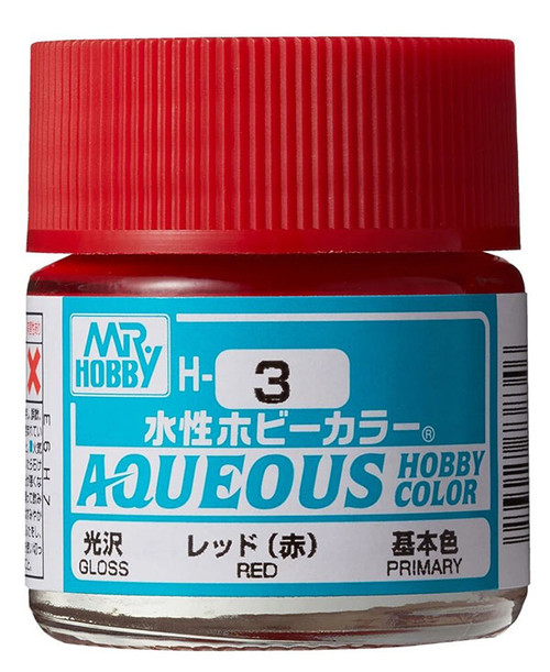 Mr. Hobby: Paint Jar - Aqueous Color H3 Gloss Red