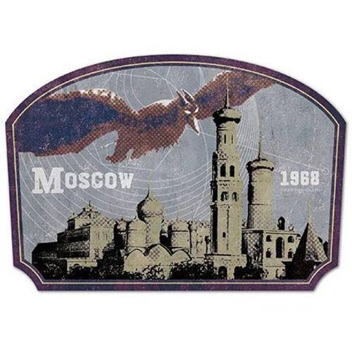 Godzilla: Ensky Godzilla Travel Sticker - Rodan 1968 Moscow