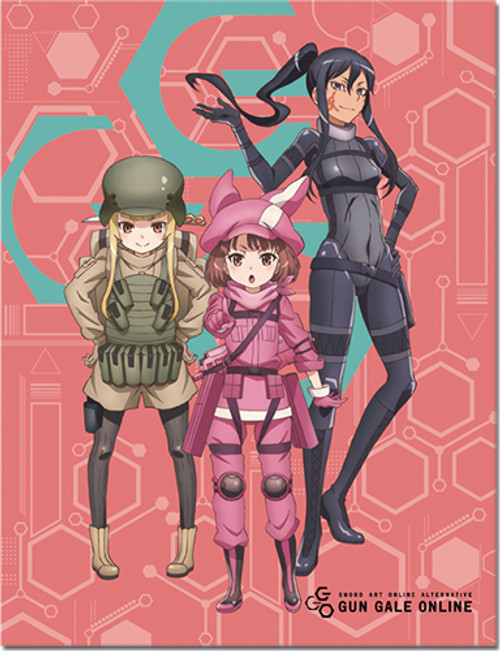 Sword Art Online ATL Gun Gale Online: Blanket - Group 1 Sublimation Throw