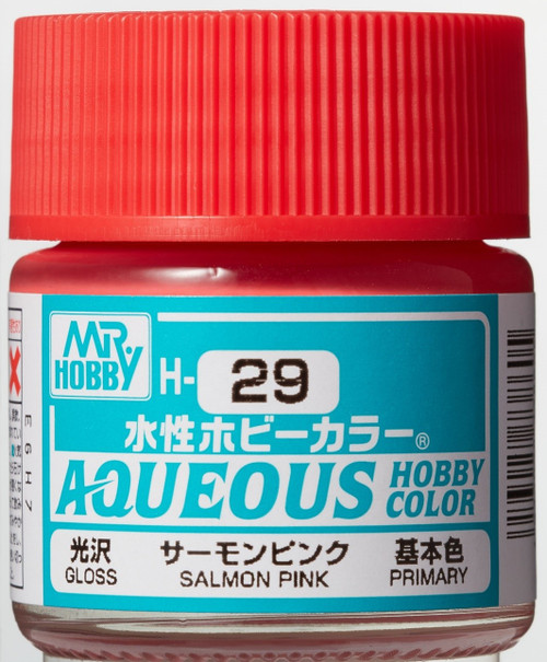 Mr. Hobby: Paint Jar - Aqueous Color H29 Gloss Salmon Pink