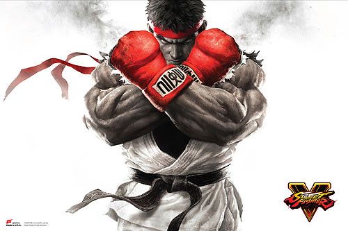 STREET FIGHTER V: PAPER POSTER - RYU - Entertainment Hobby Shop Jungle