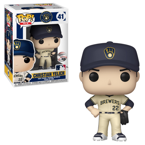 Christian Yelich (Road Uniform) Brewers Funko Pop! MLB