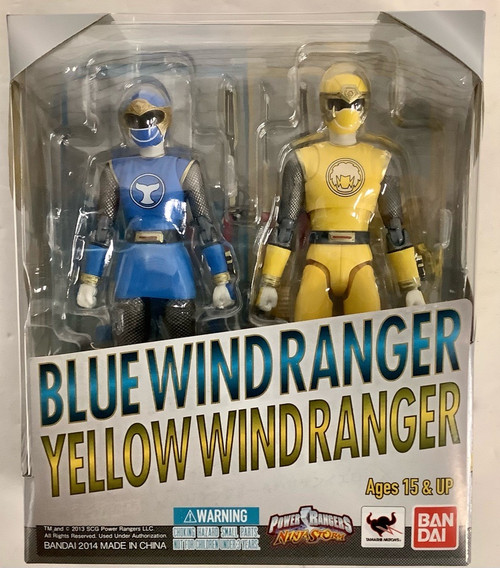 Power Rangers: S.H. Figuarts - Blue Wind Ranger & Yellow Wind Ranger Set Power ''Ranger Ninja Storm''(105042493)