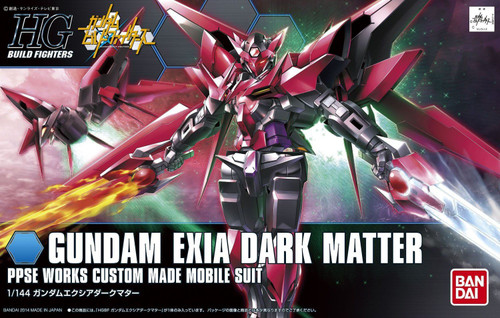 Gundam Build Fighters: HG 1/144 Scale Model Kit - Exia Dark Matter