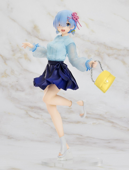 Anime Rem Figure in Pajamas Rem Sitting with Chair India | Ubuy