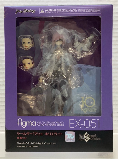 Fate/Grand Order : Figma EX-051 - Shielder/Mash Kyrielight (Casual Ver.)(105057249)