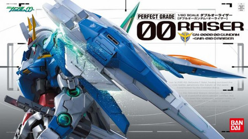 Gundam 00: PG 1/60 Scale Model Kit - (GN-0000 00 GUNDAM + GNR-010 0 RAISER) 00 Raiser