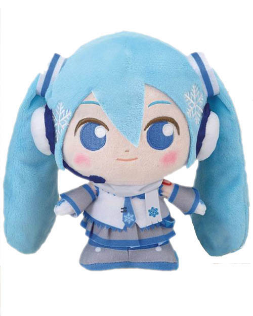 Vocaloid: MP Plush - Snow Miku Mouth Closed (Miku & Snow Miku)