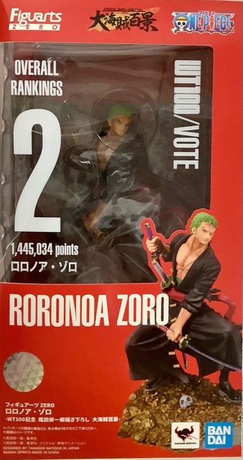 One Piece: Figuarts ZERO - Roronoa Zoro WT100 Commemorative Eichiro Oda Illustraion Daikaizoku Hyakkei(105071008)