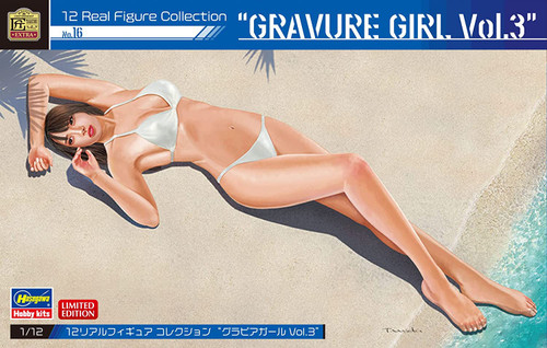 Hasegawa: 1/12 Real Figure Collection No. 16 Model Kit - SP520 Gravure Girl Vol. 3