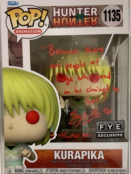 Hunter X Hunter : POP Figure - Kurapika FYE Exclusive (Erika Harlacher Autograph)(105078549)