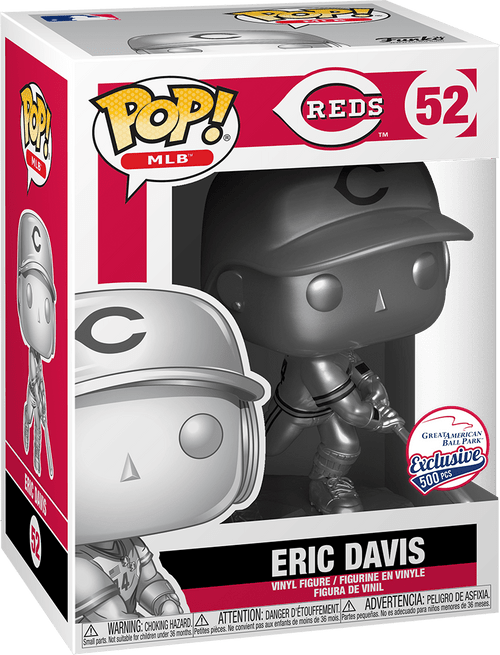 MLB: POP! Figure - Eric Davis (Silver) (Great American Ball Park