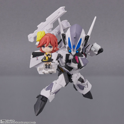 Macross Delta: Tiny Session Action Figure - VF-31F Siegfried (Messer Ihlefeld Use) With Kaname Buccaneer