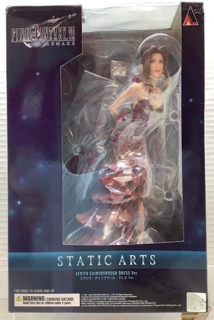 Final Fantasy 7 Remake: Static Arts Figure - Aerith Gainsborough (Dress Ver.)(105080808)