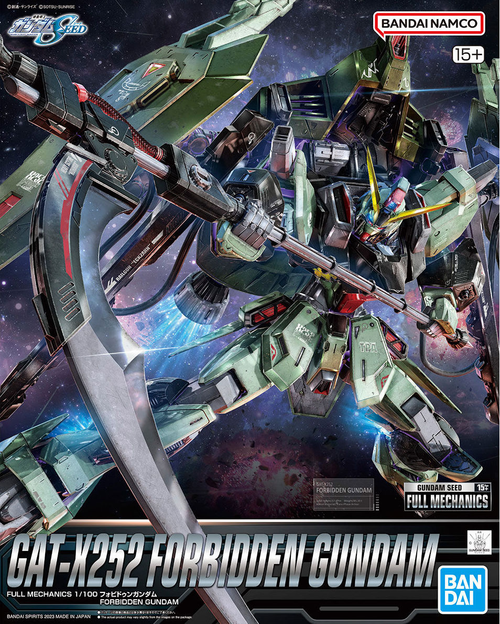 Gundam SEED: Full Mechanics 1/100 Scale Model Kit - GAT-X252 Forbidden Gundam
