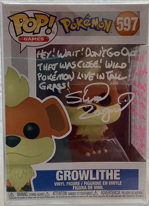 Pokemon: POP! Figure - Growlithe (Megan Hollinghead,Stuart Zagnit Autograph)(105082006)