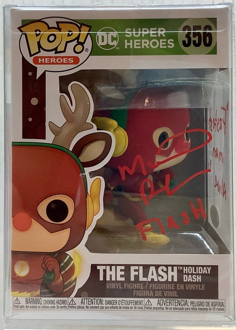 DC Comics Holiday: POP! Vinyl Figure - The Flash as Rudolph (Signed by Michael Rosenbaum)(105084518)